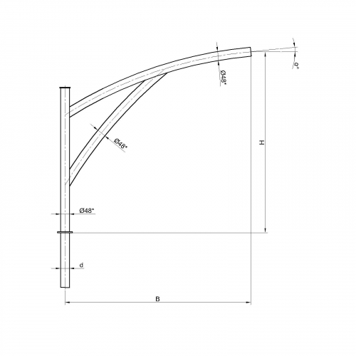Кронштейн К70-1,0-1,0-1-1