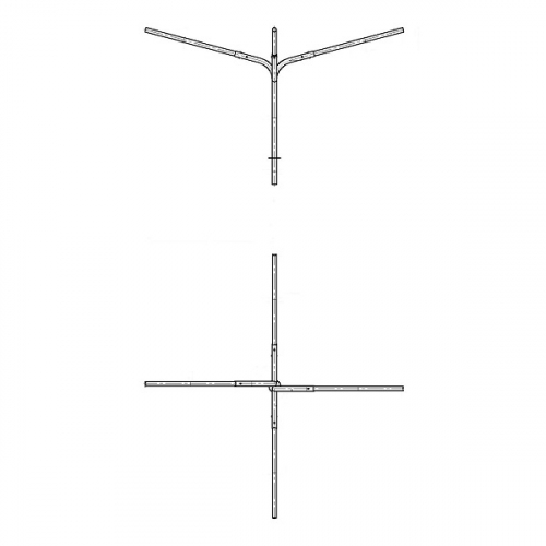 К8-1,0-1,5-1-1 кронштейн четырехрожковый