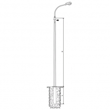 Опора МКС-8Ф-2,0